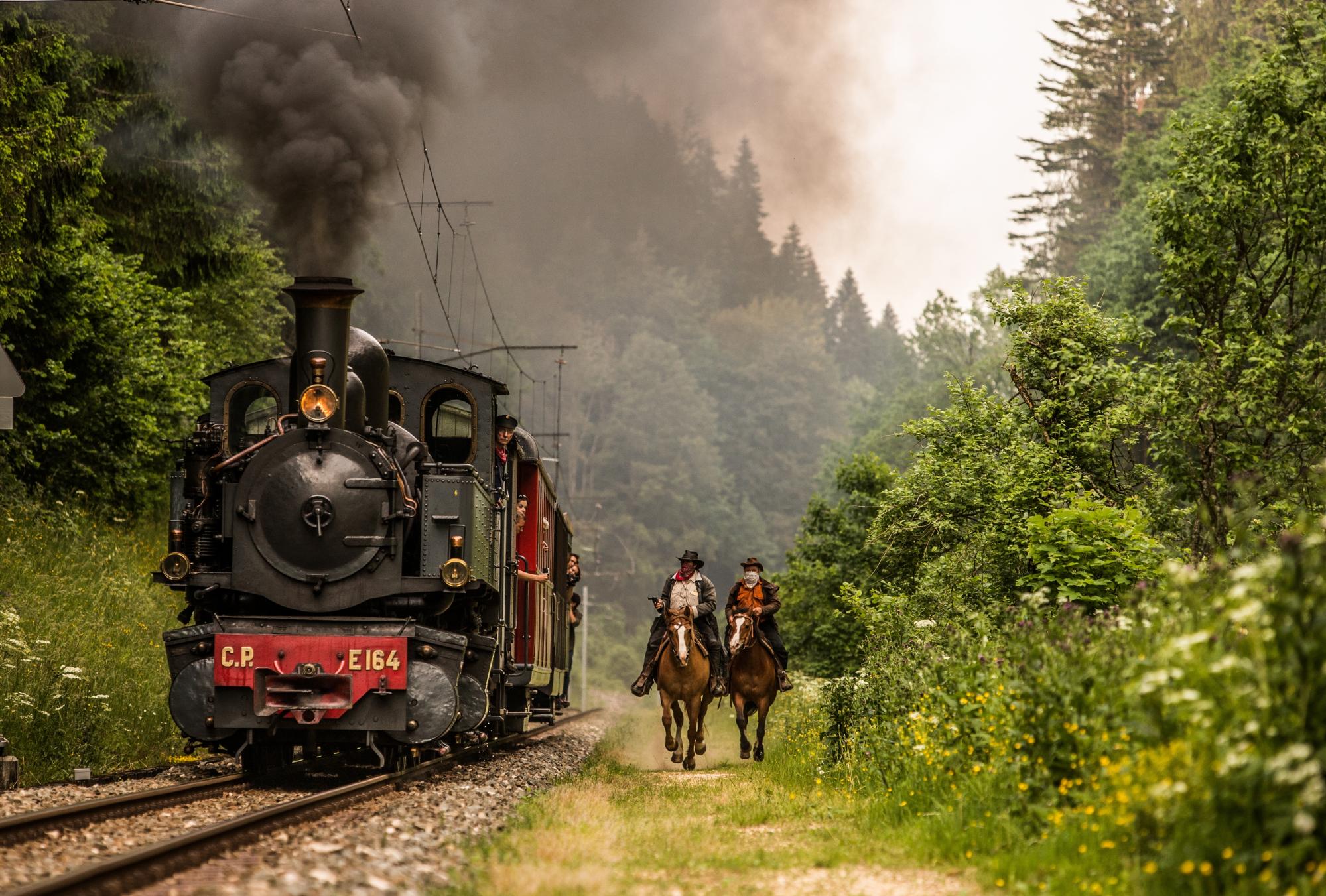 Train à vapeur des Franches Montagnes